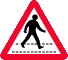 Pedestrian Crossing Roadsign
