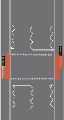 Diagram of a Pelican Crossing