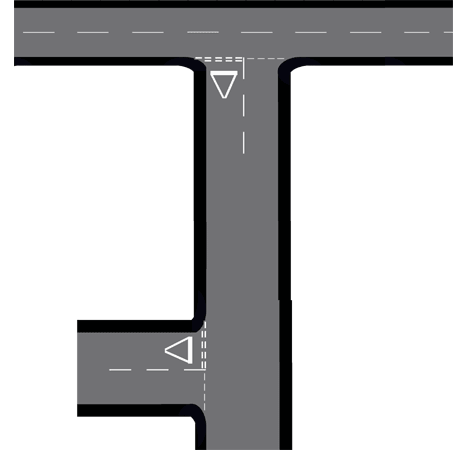 Emerging to turn Left